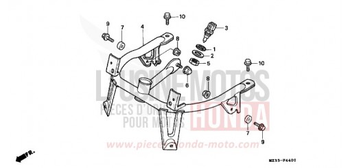 SOUTIEN DE CAPOT GL1500AR de 1994